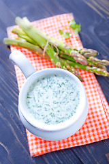 Image showing asparagus soup