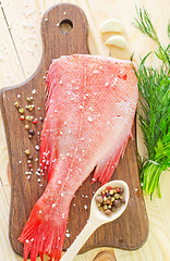 Image showing raw fish