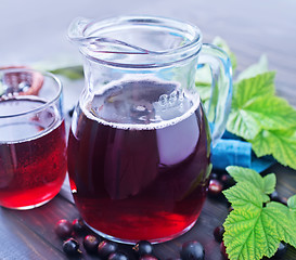 Image showing black currant juice