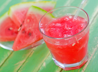 Image showing watermelon juice