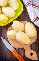 Image showing raw potato