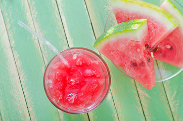 Image showing watermelon juice