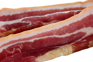 Image showing Isolated bacon