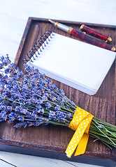 Image showing lavender on a table