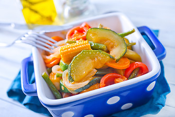 Image showing baked vegetables