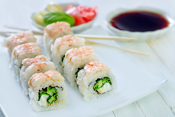 Image showing sushi