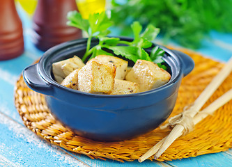 Image showing tofu cheese