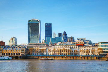 Image showing Financial district of London city