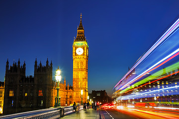 Image showing Clock tower in London