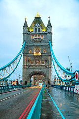 Image showing Tower bridge in London, Great Britain