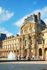 Image showing The Louvre museum in Paris, France