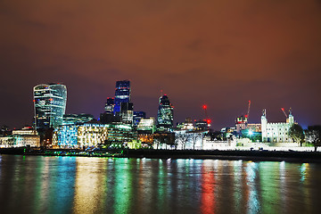 Image showing Financial district of the City of London