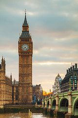 Image showing Clock tower in London