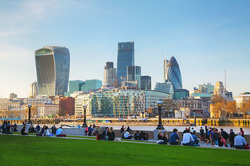 Image showing Financial district of the City of London