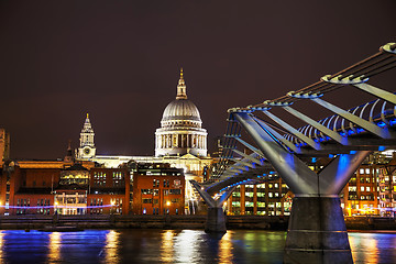 Image showing Saint Paul\'s cathedral in London