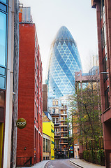 Image showing 30 St Mary Axe skyscraper in London