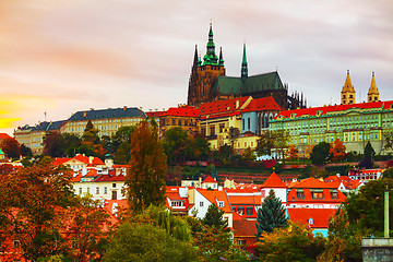 Image showing The Prague castle close up