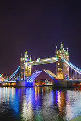 Image showing Tower bridge in London, Great Britain