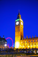 Image showing Clock tower in London