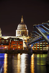 Image showing Saint Paul\'s cathedral in London