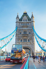 Image showing Tower bridge in London, Great Britain