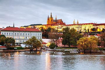 Image showing Old Prague cityscape overview