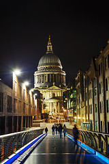 Image showing Saint Paul\'s cathedral in London