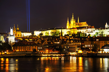 Image showing Old Prague cityscape overview