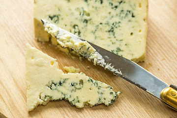 Image showing Blue french cheese