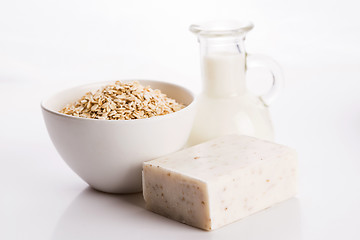 Image showing Oatmeal soap