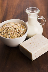 Image showing Oatmeal soap