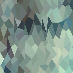 Image showing Egyptian Blue Terraces Abstract Low Polygon Background