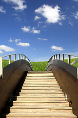 Image showing Wooden Bridge