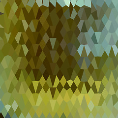 Image showing Moss Green Abstract Low Polygon Background