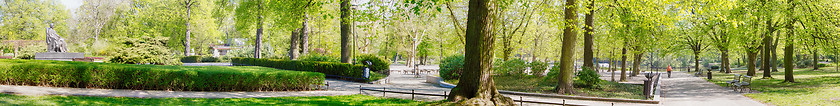 Image showing Panoramic view on park