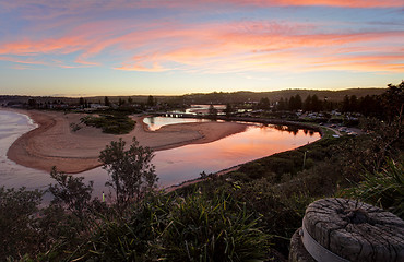 Image showing Narrabeen Lakes Entrance