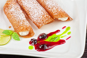 Image showing Sicilian cannoli