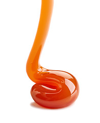 Image showing pouring caramel