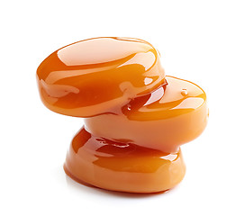 Image showing caramel candies