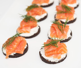 Image showing canapes