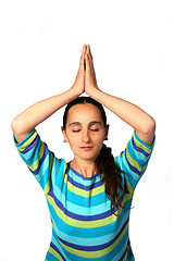 Image showing Meditating woman