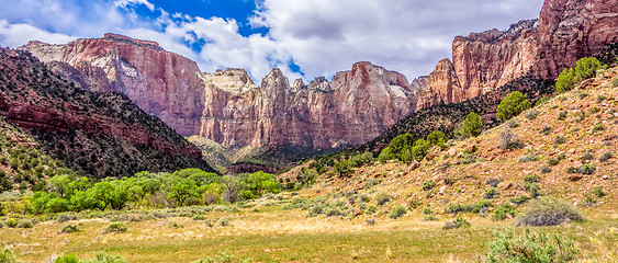 Image showing Zion Canyon National Park Utah