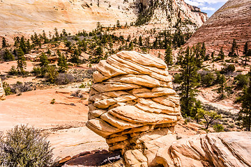 Image showing Zion Canyon National Park Utah