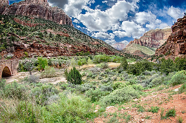 Image showing Zion Canyon National Park Utah