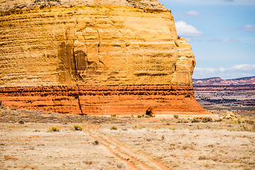 Image showing Church rock US highway 163 191 in Utah east of Canyonlands Natio