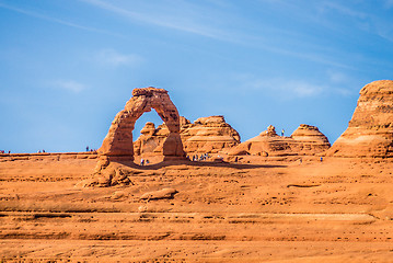 Image showing  famous Delicate Arch in Arches National Park