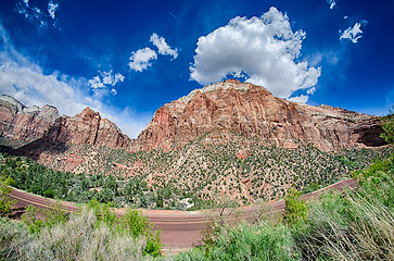 Image showing Zion Canyon National Park Utah