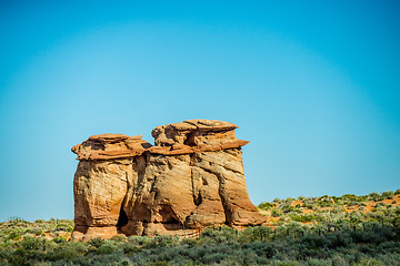 Image showing Hoodoo in Page AZ near Lake Powell