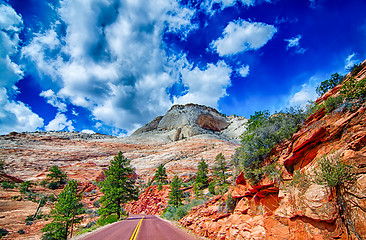 Image showing Zion Canyon National Park Utah