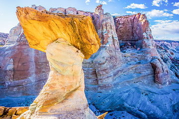 Image showing hoodoos at stud horse point in arizona